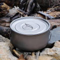 Hot Selling Pure Titanium Camping Double Handle Pot